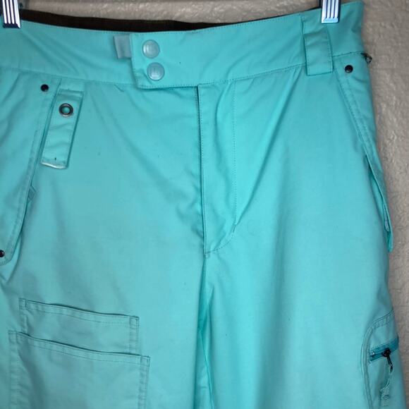 Burton Girl's Mint Green Snowboard Pants Size XL - Picture 2 of 14